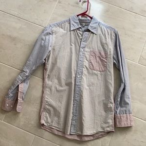Uniqlo color block dress shirt